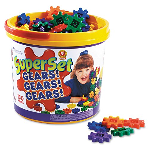 Learning Resources Gears! Gears! Gears! Super Building Toy Set, 150
